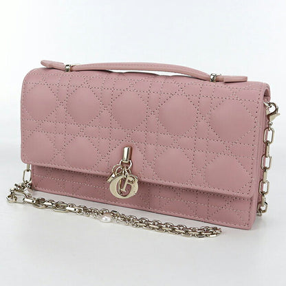二手 Dior 斜挎单肩包 女士品牌 Dior My Dior 2WAY 迷你包 粉色包 USDCD103544011