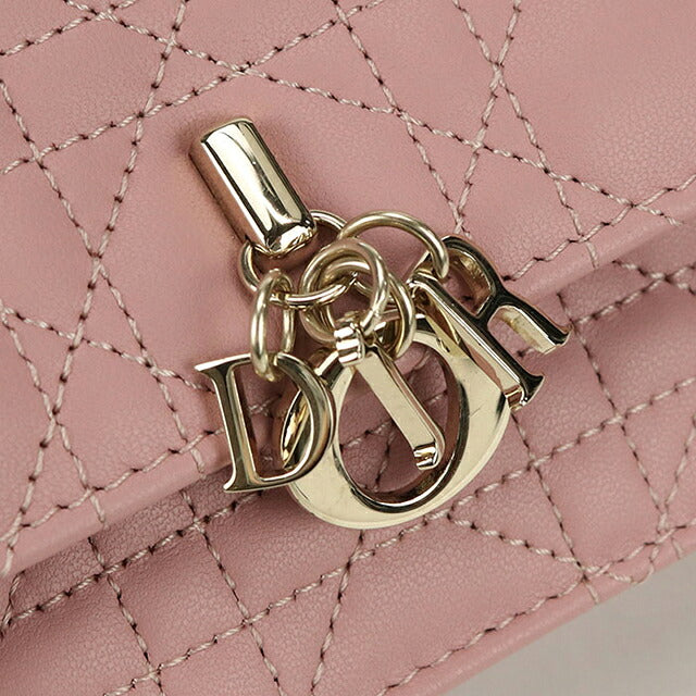 二手 Dior 斜挎单肩包 女士品牌 Dior My Dior 2WAY 迷你包 粉色包 USDCD103544011