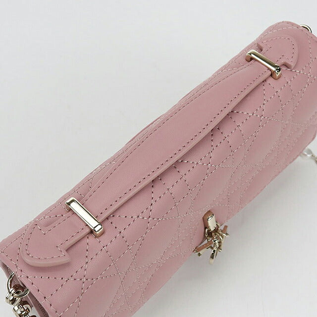 二手 Dior 斜挎单肩包 女士品牌 Dior My Dior 2WAY 迷你包 粉色包 USDCD103544011