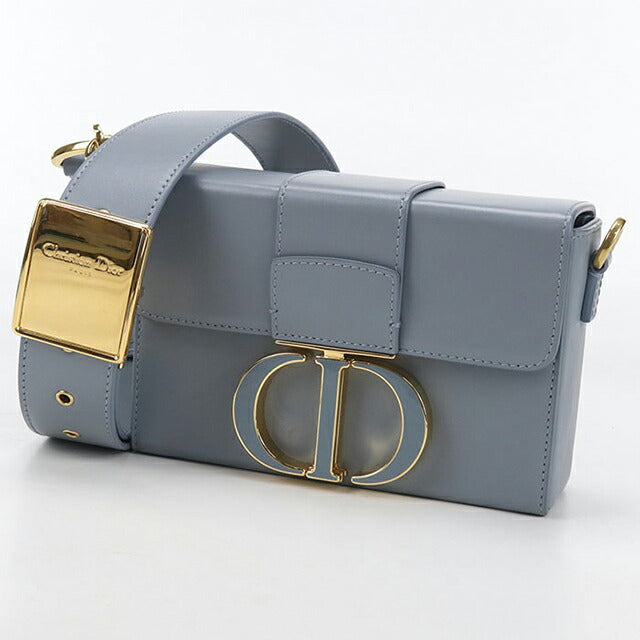 二手 Dior 斜挎单肩包 女士品牌 Dior 30 Montaigne 箱包 蓝色包 USDCD103546011