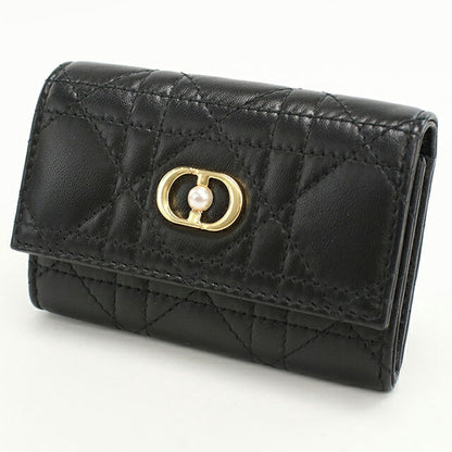 中古 ディオール 二折財布 レディース ブランド Dior ディオール ジョリー GLYCINE ウォレット S3102UNJB_M900 ブラック 財布 USDCD103593011