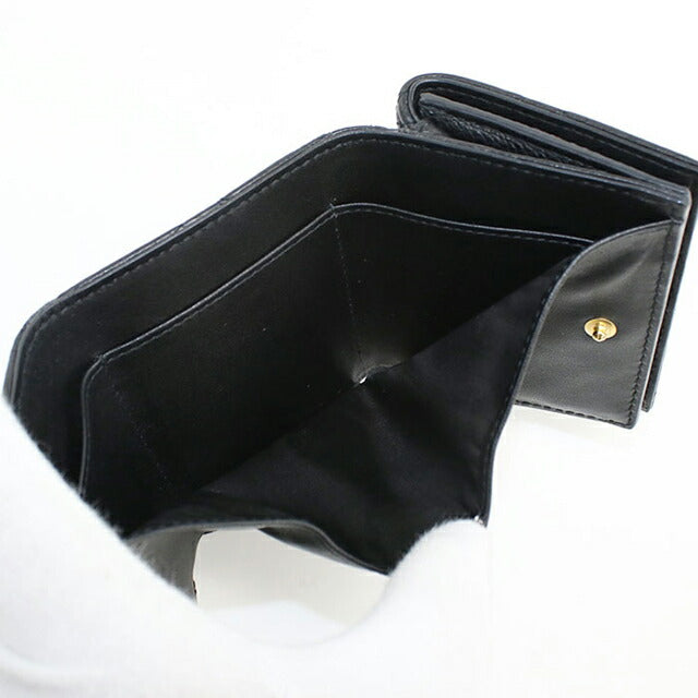 中古 ディオール 三つ折り財布 レディース ブランド Dior ディオール カロ ブラック 財布 USDCD103699011