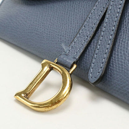 中古 ディオール チェーンウォレット レディース ブランド Dior サドル ブルー 財布 USDCD103827011