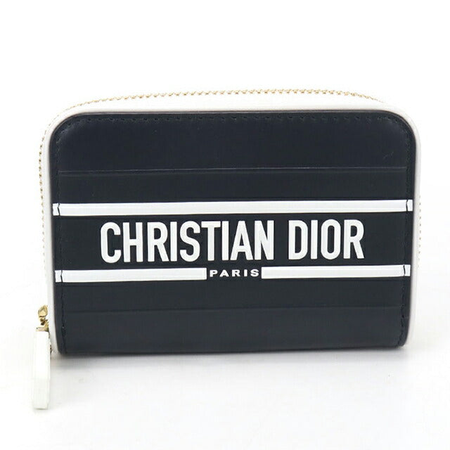 二手 Dior 零钱包女式品牌 Dior VIBE 零钱包皮革海军蓝钱包 USDCD103979011