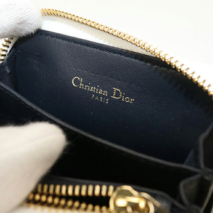 二手 Dior 零钱包女式品牌 Dior VIBE 零钱包皮革海军蓝钱包 USDCD103979011