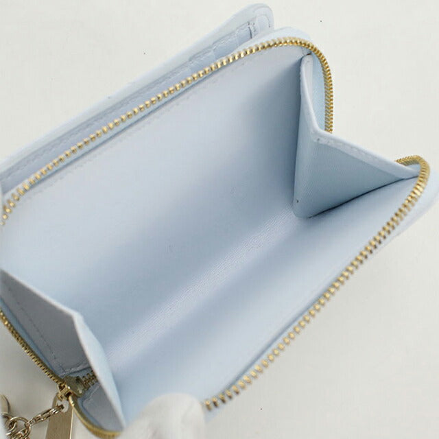 中古 ディオール 二つ折り財布 レディース ブランド Dior レディディオール スカーレット ウォレット ブルー 財布 USDCD104006011