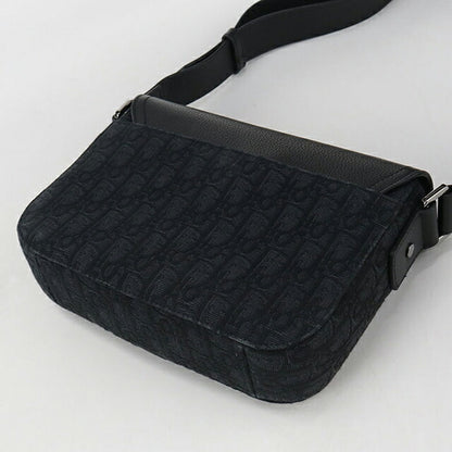 中古 ディオール ショルダーバッグ メンズ ブランド Dior サドル メッセンジャーバッグ スモール 1ADPO049YKS_H00N ブラック バッグ USDCD104250011