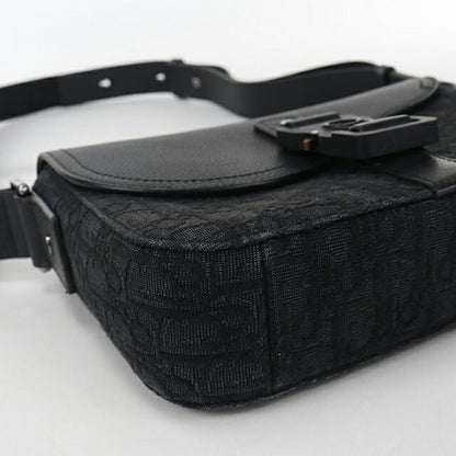 中古 ディオール ショルダーバッグ メンズ ブランド Dior サドル メッセンジャーバッグ スモール 1ADPO049YKS_H00N ブラック バッグ USDCD104250011
