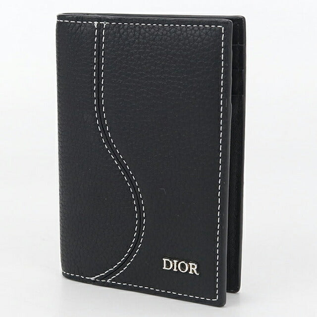 中古 ディオール カードケース メンズ ブランド Dior サドル 2つ折り