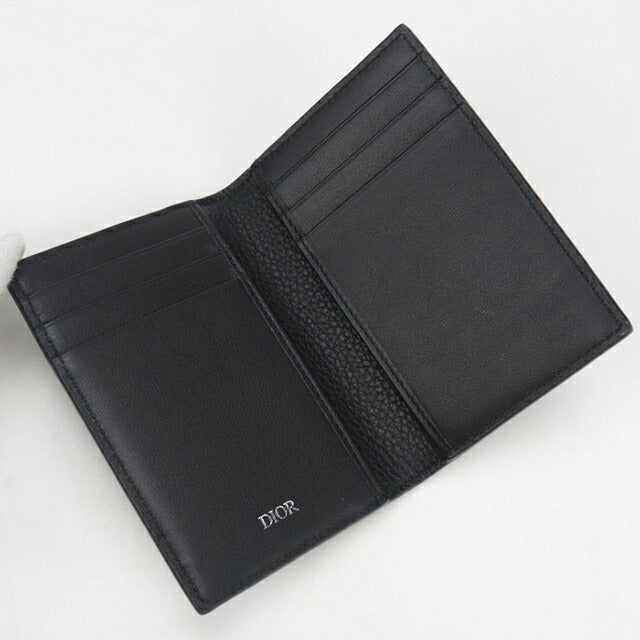中古 ディオール カードケース メンズ ブランド Dior サドル 2つ折り