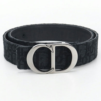 中古 ディオール ベルト メンズ ブランド Dior ディオールオブリーク リバーシブル 23MA 0245 ブラック 小物 USDCD104693011