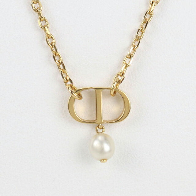 中古 ディオール ネックレス レディース ブランド Dior プチCD N1390PTCRS ゴールド アクセサリー USDCD104702011