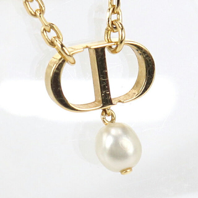 中古 ディオール ネックレス レディース ブランド Dior プチCD N1390PTCRS ゴールド アクセサリー USDCD104702011