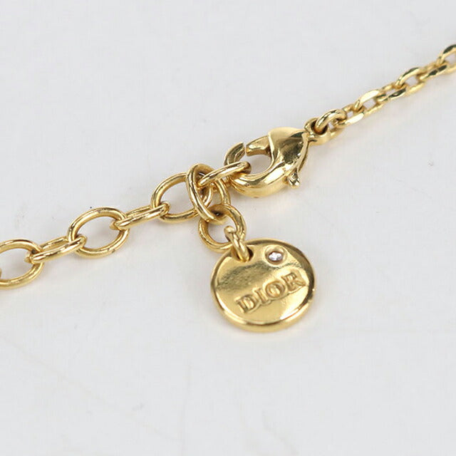 中古 ディオール ネックレス レディース ブランド Dior プチCD N1390PTCRS ゴールド アクセサリー USDCD104702011