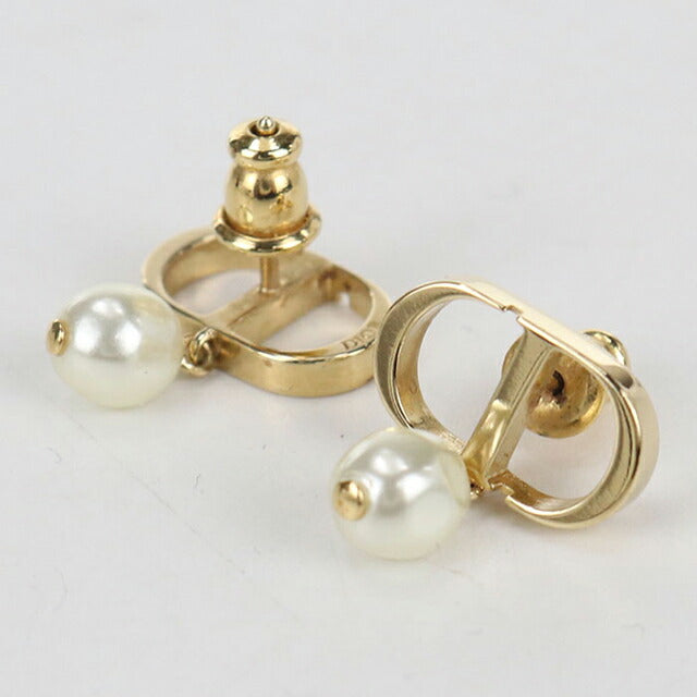 中古 ディオール ピアス レディース ブランド Dior petit CD プチＣＤ E1520PTCRS ゴールド アクセサリー USDCD104709011