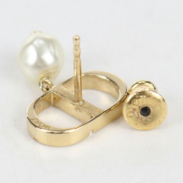 中古 ディオール ピアス レディース ブランド Dior petit CD プチＣＤ E1520PTCRS ゴールド アクセサリー USDCD104709011