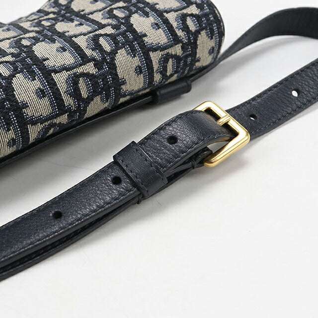 中古 ディオール ウエストバッグ レディース ブランド Dior サドル ベルトポーチ S5619CTZQ M928 ネイビー バッグ USDCD105004011