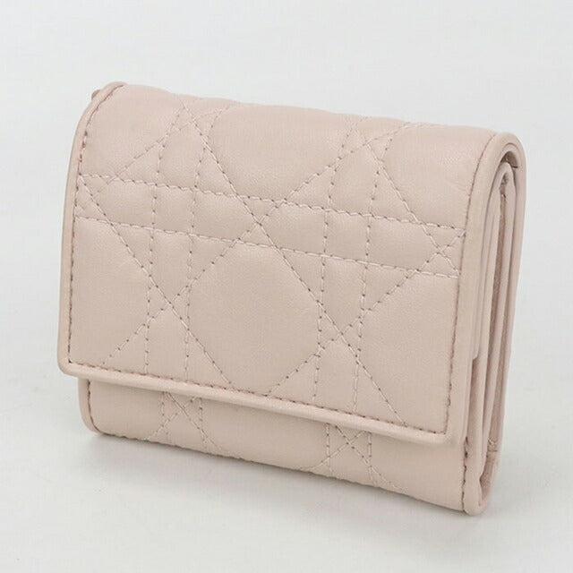 Used Dior Trifold Wallet Ladies Brand Dior Lady Dior Lotus Wallet S0181ONMJ Pink Wallet USDCD105066011