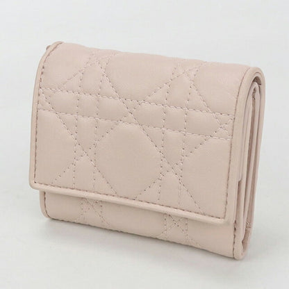 Used Dior Trifold Wallet Ladies Brand Dior Lady Dior Lotus Wallet S0181ONMJ Pink Wallet USDCD105066011