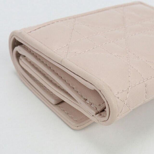 Used Dior Trifold Wallet Ladies Brand Dior Lady Dior Lotus Wallet S0181ONMJ Pink Wallet USDCD105066011