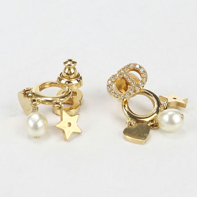 Used Dior earrings ladies brand Dior gold accessories USDCD105115011