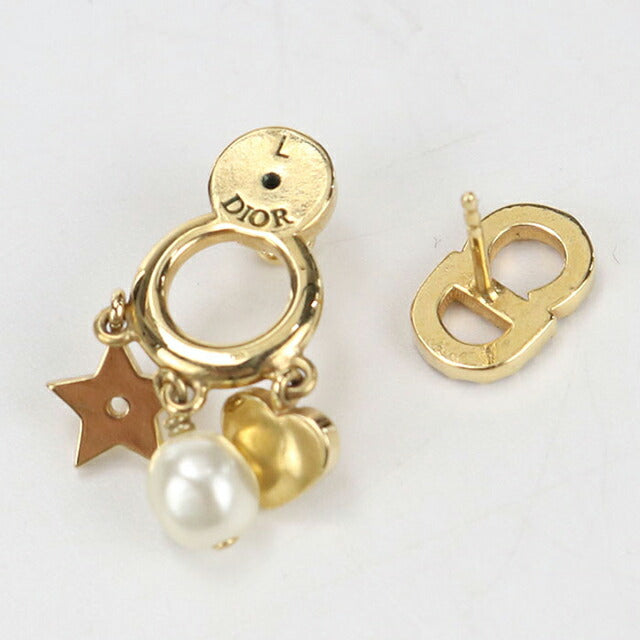 Used Dior earrings ladies brand Dior gold accessories USDCD105115011
