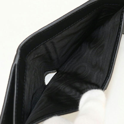 Used Dior tri-fold wallet ladies brand Dior black wallet USDCD105430011