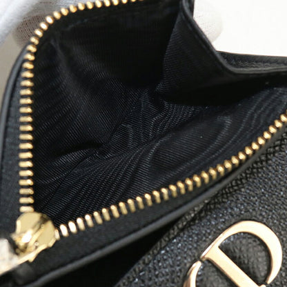 Used Dior tri-fold wallet ladies brand Dior black wallet USDCD105430011
