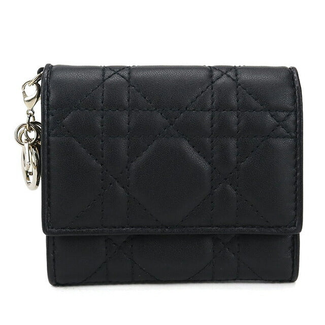 中古 ディオール 三折財布 レディース ブランド Dior レディディオール