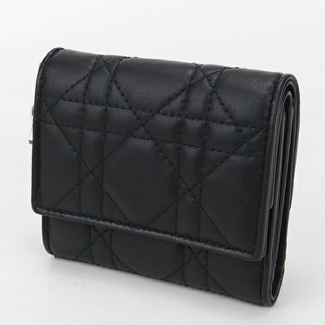 中古 ディオール 三折財布 レディース ブランド Dior レディディオール