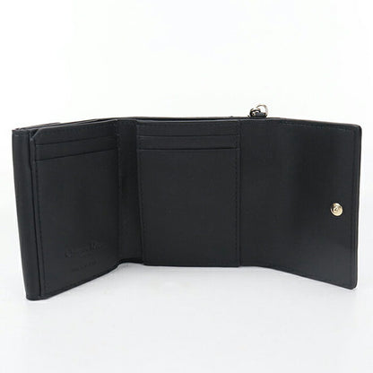 Used Dior Trifold Wallet Ladies Brand Dior Lady Dior Lotus Wallet S0181ONMJ_M900 Black Wallet USDCD105599011