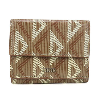 Used Dior tri-fold wallet men&
