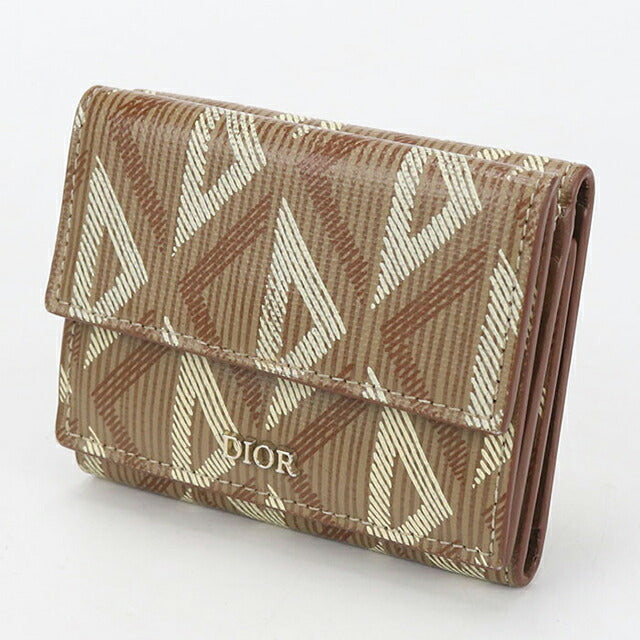 Used Dior tri-fold wallet men&