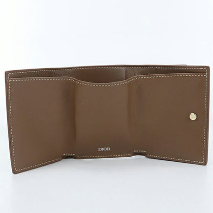 Used Dior tri-fold wallet men&