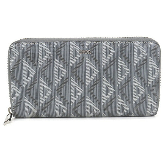 中古 ディオール 長財布ラウンドファスナー メンズ ブランド Dior CD