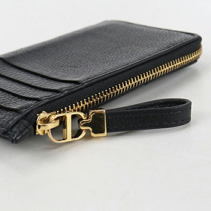 二手 Dior 零钱包女士品牌 Dior Dior Caro 拉链卡包黑色钱包 USDCD105641011