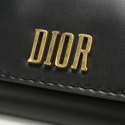Used Dior tri-fold wallet ladies brand Dior black wallet USDCD105889011