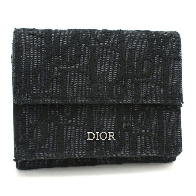 中古 ディオール 三つ折り財布 メンズ ブランド Dior ディオール