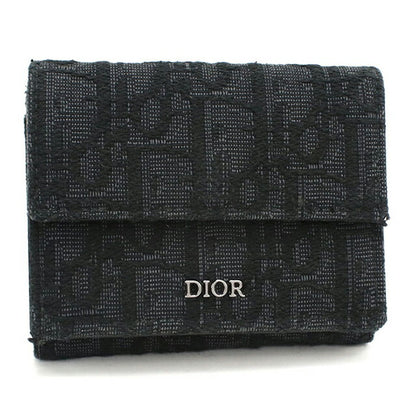 Used Dior trifold wallet men&