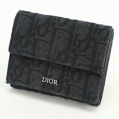 Used Dior trifold wallet men&