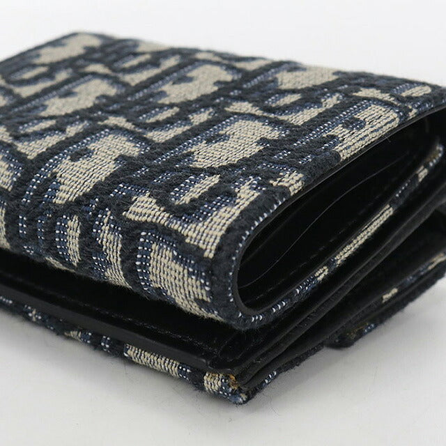 Used Dior Trifold Wallet Women&