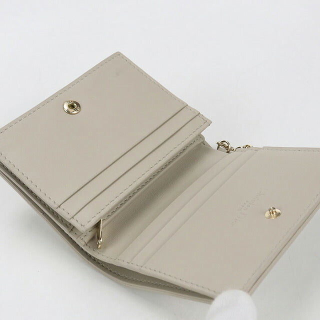 二手 Dior 双折钱包 女士品牌 Dior Lady Dior Gardenia 钱包 米色钱包 USDCD106477011
