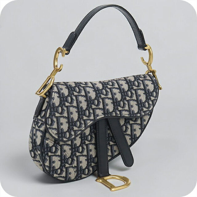 中古 ディオール ハンドバッグ レディース ブランド Dior サドル ネイビー USDCD106482011