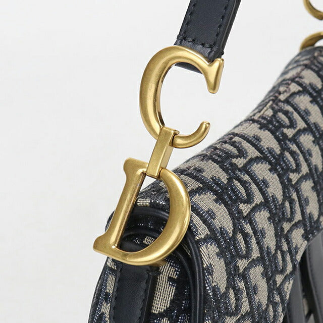 中古 ディオール ハンドバッグ レディース ブランド Dior サドル ネイビー USDCD106482011
