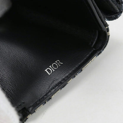 二手 Dior Trifold 钱包 女士品牌 Dior Dior Oblique Trifold 钱包 海军蓝钱包 USDCD106627011