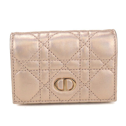 二手 Dior 双折钱包 女士品牌 Dior Dior Caro Glycine 钱包 粉色钱包 USDCD106628011
