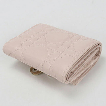 二手 Dior Trifold 钱包 女士品牌 Dior My Dior Hibiscus L 拉链钱包 S6023ONMJ 粉色钱包 USDCD107093011