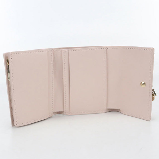 二手 Dior Trifold 钱包 女士品牌 Dior My Dior Hibiscus L 拉链钱包 S6023ONMJ 粉色钱包 USDCD107093011