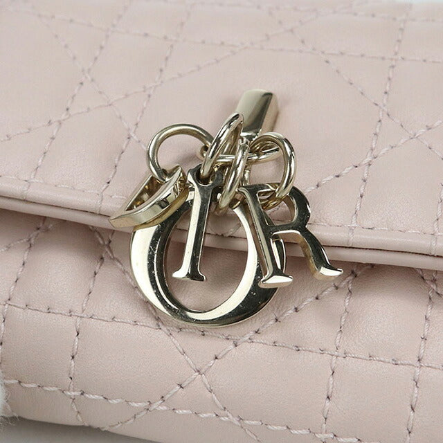 二手 Dior Trifold 钱包 女士品牌 Dior My Dior Hibiscus L 拉链钱包 S6023ONMJ 粉色钱包 USDCD107093011