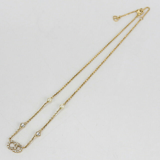 中古 ディオール ネックレス レディース ブランド Dior クレール ディー リュヌ N1033CDLCY ゴールド アクセサリー USDCD107152011